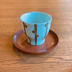 シンプル茶托・ソーサー・豆皿・マコーレ 1枚目の画像