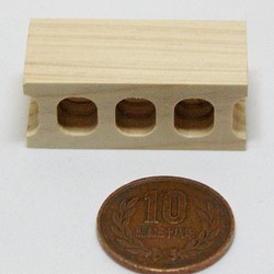 ミニチュア木製　基本ブロック 1枚目の画像