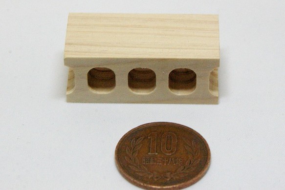 ミニチュア木製　基本ブロック 1枚目の画像