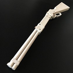 木製 ウインチェスター風10連発 輪ゴム銃 1枚目の画像
