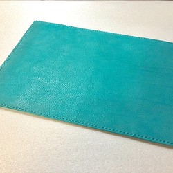 マイネ　ジェミニ　手帳カバー(変形B6サイズ) バタフライストッパー　大きなポケット付き 1枚目の画像