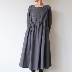 櫻桃連衣裙/灰色 第1張的照片
