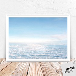 オーバーザクラウド 空に浮かぶ雲と地球の大気 写真 グラフィック Artprint Prese 通販 Creema クリーマ ハンドメイド 手作り クラフト作品の販売サイト