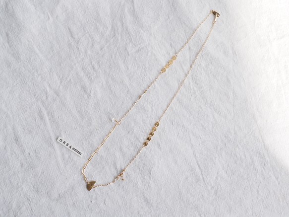 Astarte〈necklace〉：herkimer diamond 1枚目の画像