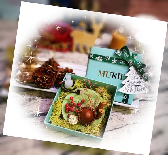 【MURIE 沐旅】耶誕禮盒系列一~聖誕香磚~聖誕節交換禮物首選 第1張的照片