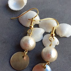 cotton pear × shell（White×Black） 1枚目の画像