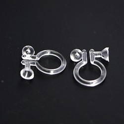 [20件（10對）]非孔樹脂，矽耳環，耳環，零件 第1張的照片