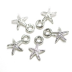 銷售【每件8件】Petit Starfish（Starfish）Silver Charm，零件 第1張的照片