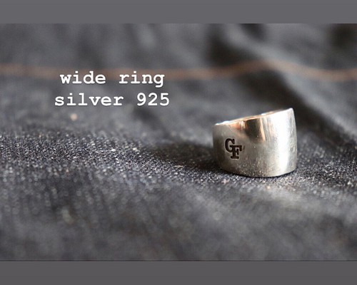 wide ring 鏡面仕上げ Geek&Freak silver 受注生産 指輪・リング