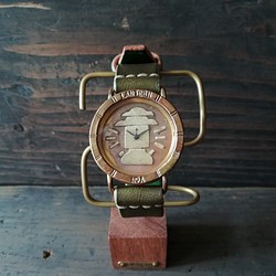 【受注製作】キャンプ腕時計 -ランタン- /M 1枚目の画像