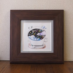 原画『三つの星』額装品 絵画 タナベサオリ 通販｜Creema(クリーマ)