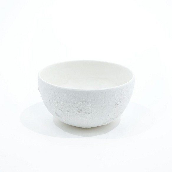 手製陶瓷雪月碗 S 第1張的照片