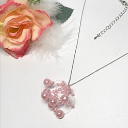 モシャ パールのネックレス 【桜ピンク】 1枚目の画像