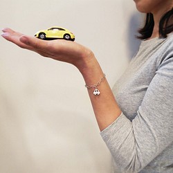 car bracelet_小汽車手鍊 925銀 限量 設計師手做 附品牌珠寶盒 第1張的照片