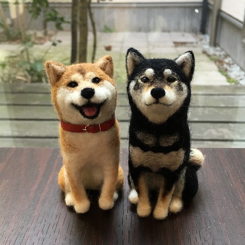 受注制作s 羊毛フェルト 柴犬 犬 ミニサイズ ペット作ります オーダーメイド 愛犬 羊毛フエルト 羊毛フェルト Tu Na1122 通販 Creema クリーマ ハンドメイド 手作り クラフト作品の販売サイト