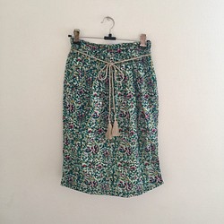 インド綿プリントタイトスカート <MR181105> 1枚目の画像
