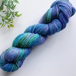 手染め毛糸 ソックヤーン z(1)100g 毛糸 Multicolor yarn 通販｜Creema