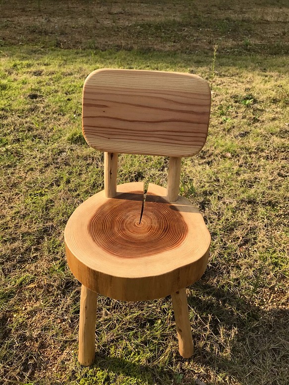 吉野杉の子供椅子 ハンドメイド チェアー 椅子（チェアー）・スツール
