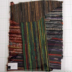 裂き織りのハギレ　裂織　さきおり　裂き織 1枚目の画像