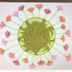 植物のエネルギーをあなたに届けるプランツ・スピリットアート【原画/キャンバス】花のイラスト《MiRAKiss　A021 1枚目の画像