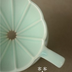 天青菊形長肋咖啡濾杯 第1張的照片