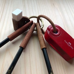 Faber削鉛筆工具 筆套組(含筆&筆套&橡皮擦&削筆工具&活動環) 第1張的照片
