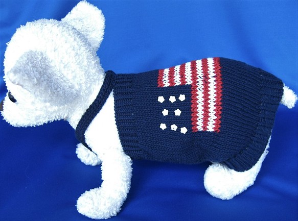 犬服・夏犬セーター小型犬のタンクトップセーター(3S-1464) 1枚目の画像