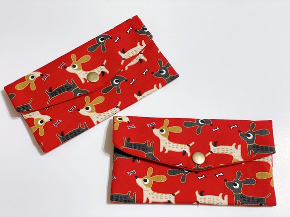 XingSen-Cloth赤い封筒バッグかわいい犬 1枚目の画像