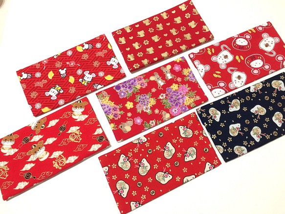 星森 - 錢鼠系列 （*特價活動*10入）布紅包袋 、婚禮禮金袋 、彌月 、壽宴 第1張的照片