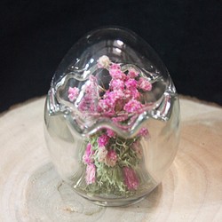 [Blooming ! 生活~滿天星X療癒蛋] 乾燥花 蛋形玻璃罩 客製 花禮 禮物 擺飾 佈置 療癒小物 第1張的照片