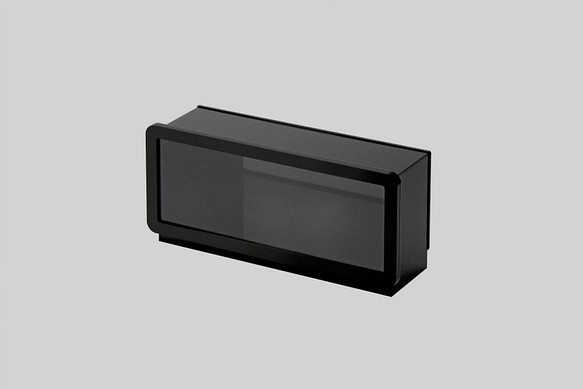 橫式相框模型小物收納盒加大版 - L - 黑色 第1張的照片