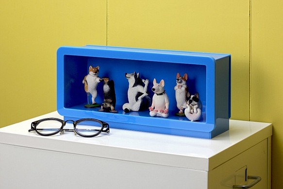 橫式相框模型小物收納盒加大版 - L - 藍色 第1張的照片