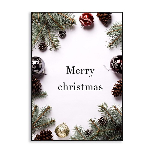 クリスマスデザインが可愛いハンドメイド ポスター タペストリー 