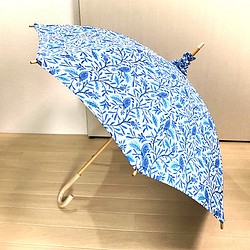 【おしゃれで便利な日傘袋付き】日傘　Birds 1枚目の画像