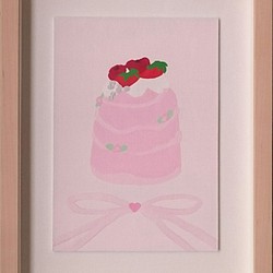 ピンクショートケーキ 1枚目の画像
