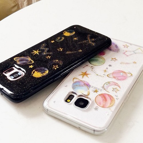 神秘的 キラキラ Galaxy S9 S8ケース 可愛いカラフルな星座 Galaxy用カバー スマホケース カバー Jpcasecase 通販 Creema クリーマ ハンドメイド 手作り クラフト作品の販売サイト