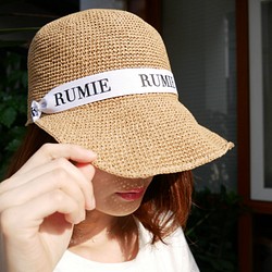 RUMIEテクスチャ麦わら帽子（R7752F） 1枚目の画像