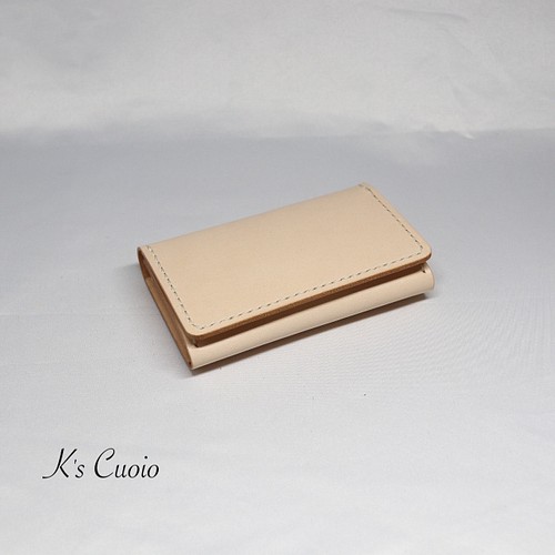 ヌメ革 手縫いカードケース【送料無料】 名刺入れ・カードケース K's 