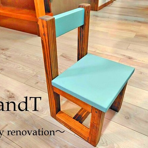 ハンドメイド 木製チェア 幅40cm UN/UN 完成品 椅子（チェアー 