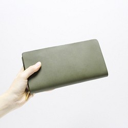 mu long wallet　-khaki- 1枚目の画像