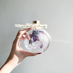 【免費客製】紫羅蘭-浮游花標本 / 聖誕節禮物 第1張的照片