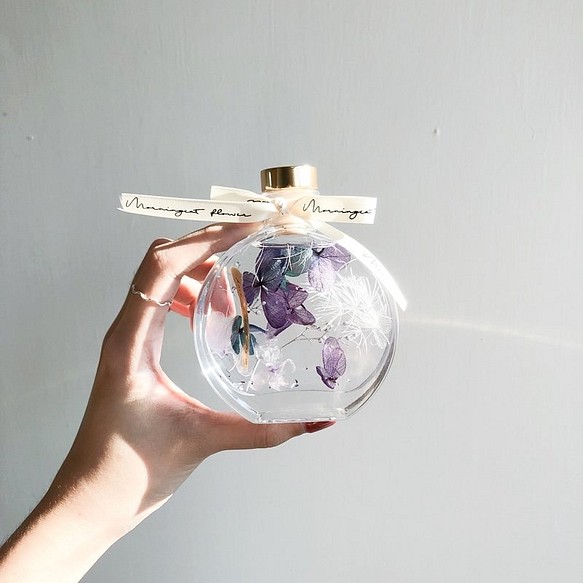 【免費客製】紫羅蘭-浮游花標本 / 聖誕節禮物 第1張的照片