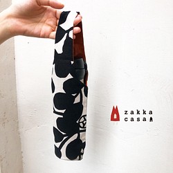 現貨 / Zakka CASA 日本京都 黑白圓點 水壺袋/雨傘袋/輕便外出提袋 第1張的照片