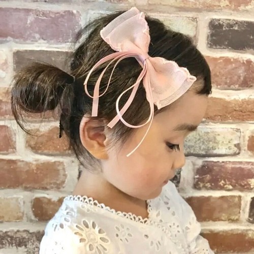 2色 スカラップリボンヘアアクセ リボン ヘアクリップ ヘアバンド ベビー キッズ 誕生日 新生児 1歳誕生日 雑貨 その他 Milky Market 通販 Creema クリーマ ハンドメイド 手作り クラフト作品の販売サイト