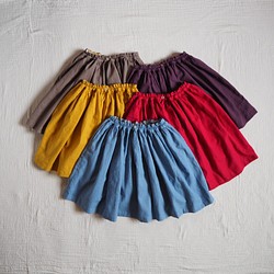 100~150☆夏のシンプルギャザースカート 1枚目の画像