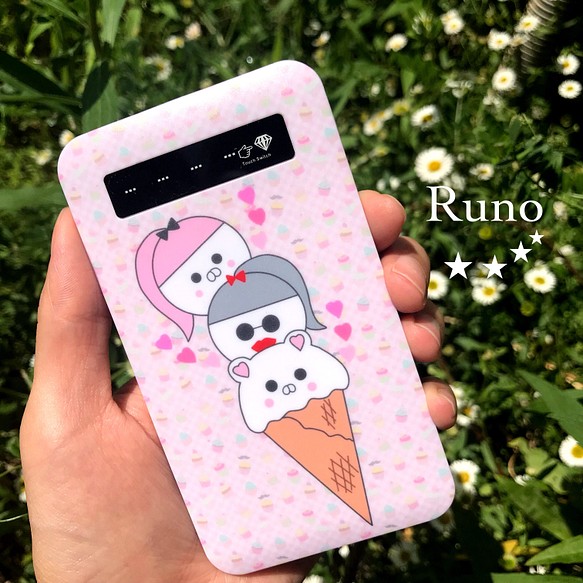 Runoオリジナル★モバイルバッテリー 1枚目の画像