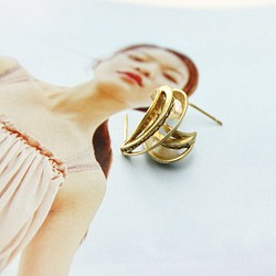 絕色黃銅 新銳設計師展售系列-  淡水珍珠蘇聯鑽與黃銅 溫潤耳飾AG FASHION 第1張的照片