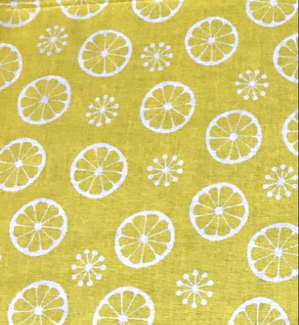 【サイズ選べます】11㎝サイズ～30㎝サイズ　レモン　檸檬　みつろうラップ　ミツロウラップ　 1枚目の画像