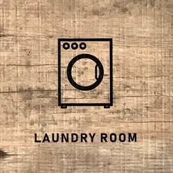 ランドリールーム　LANDRY ROOM 洗濯　カッティングシート　切文字 1枚目の画像