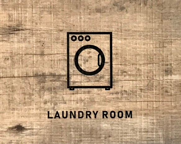ランドリールーム　LANDRY ROOM 洗濯　カッティングシート　切文字 1枚目の画像